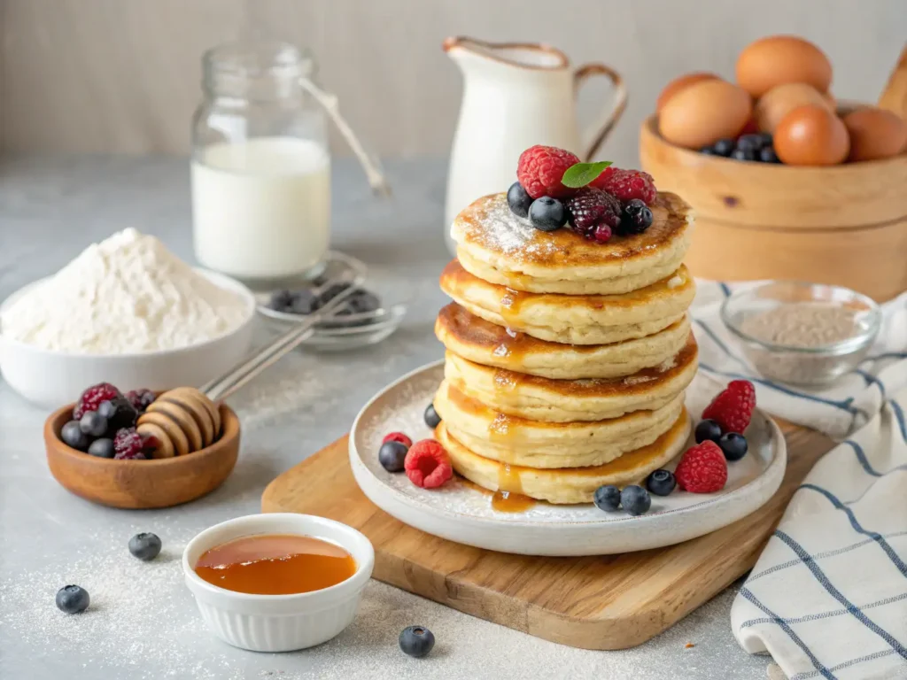 ow to make the best fluffy american pancakes in no