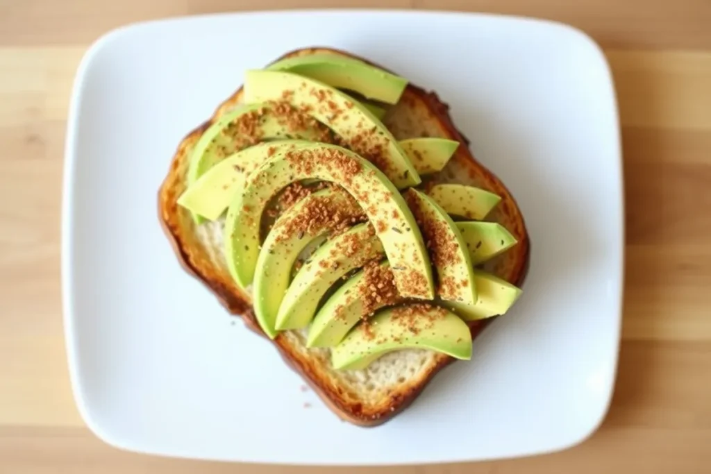 A variety of avocado toast seasoning ingredients in small bowls