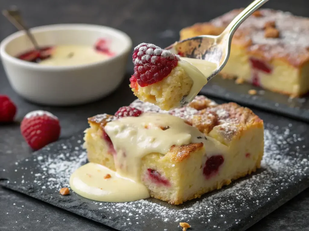 White Chocolate Bread Pudding