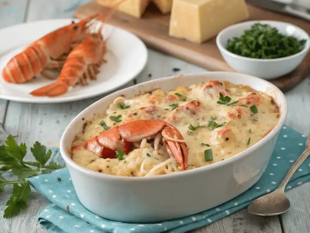 combining succulent lobster and tender crab meat w 1