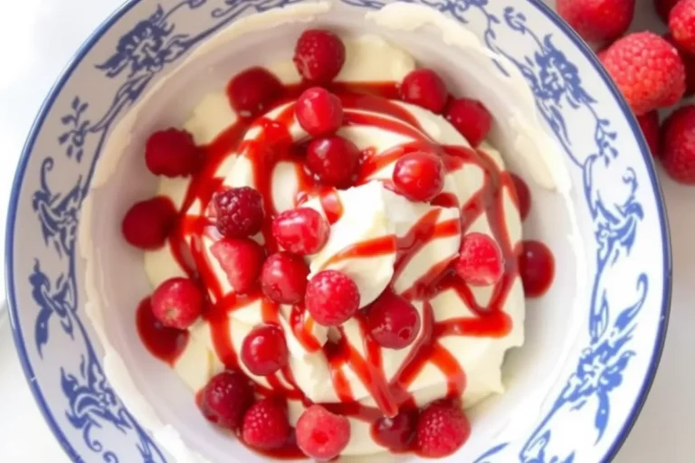 Dessert made from recipes with cream cheese and white chocolate instant pudding mix