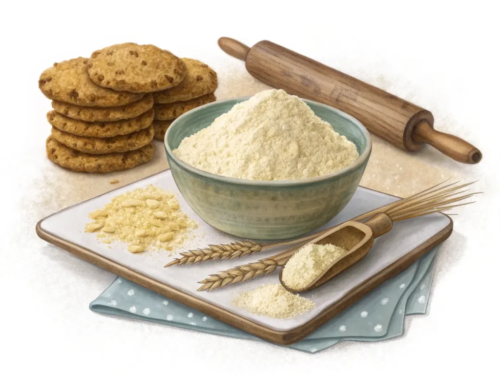 einkorn flour is an ancient grain that has remaine