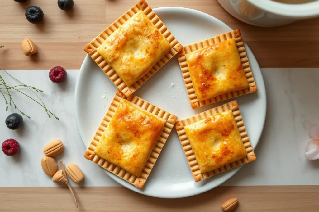 Homemade gluten free pop tarts with fruit filling