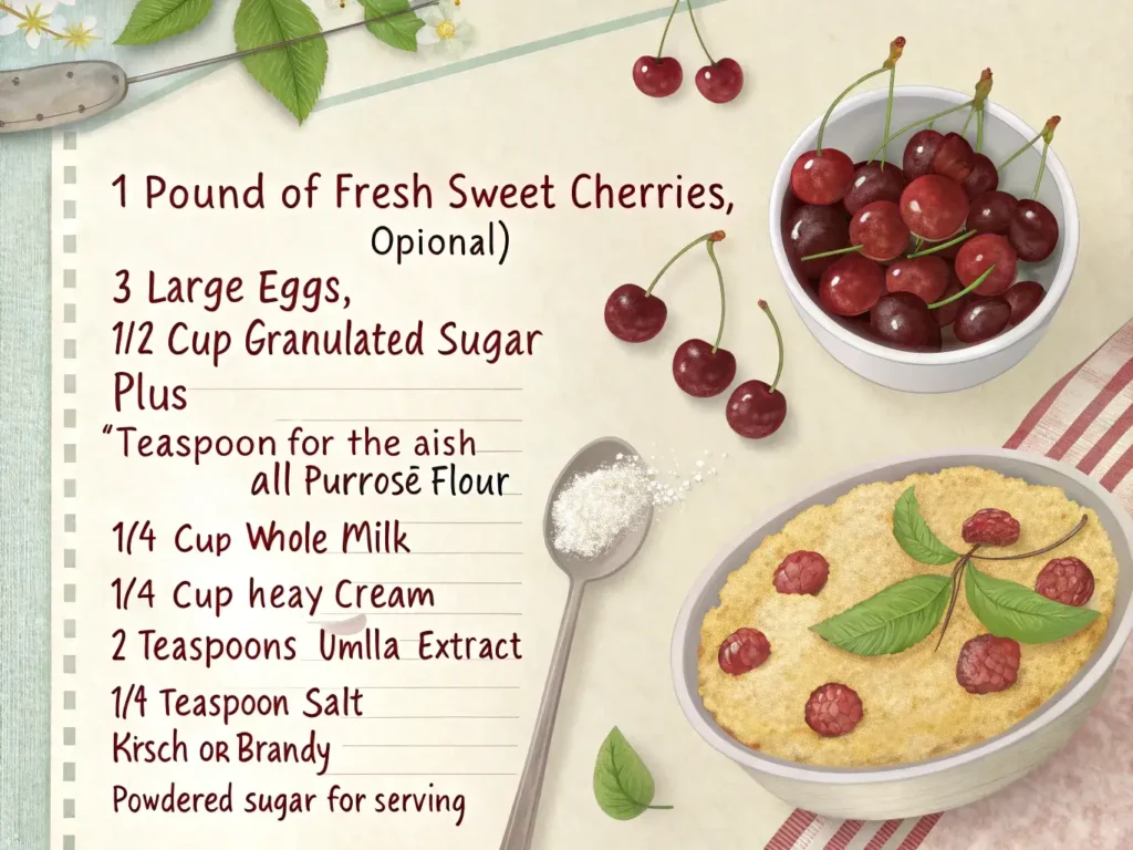 The Ultimate Guide to Custardy French Dessert NYT-Style 10 ingredients 1 lb fresh sweet cherries rinsed pit 1 1