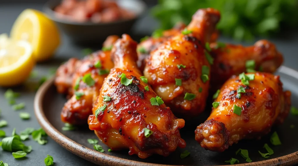 Brine chicken wings ready for cooking, displayed in a bowl