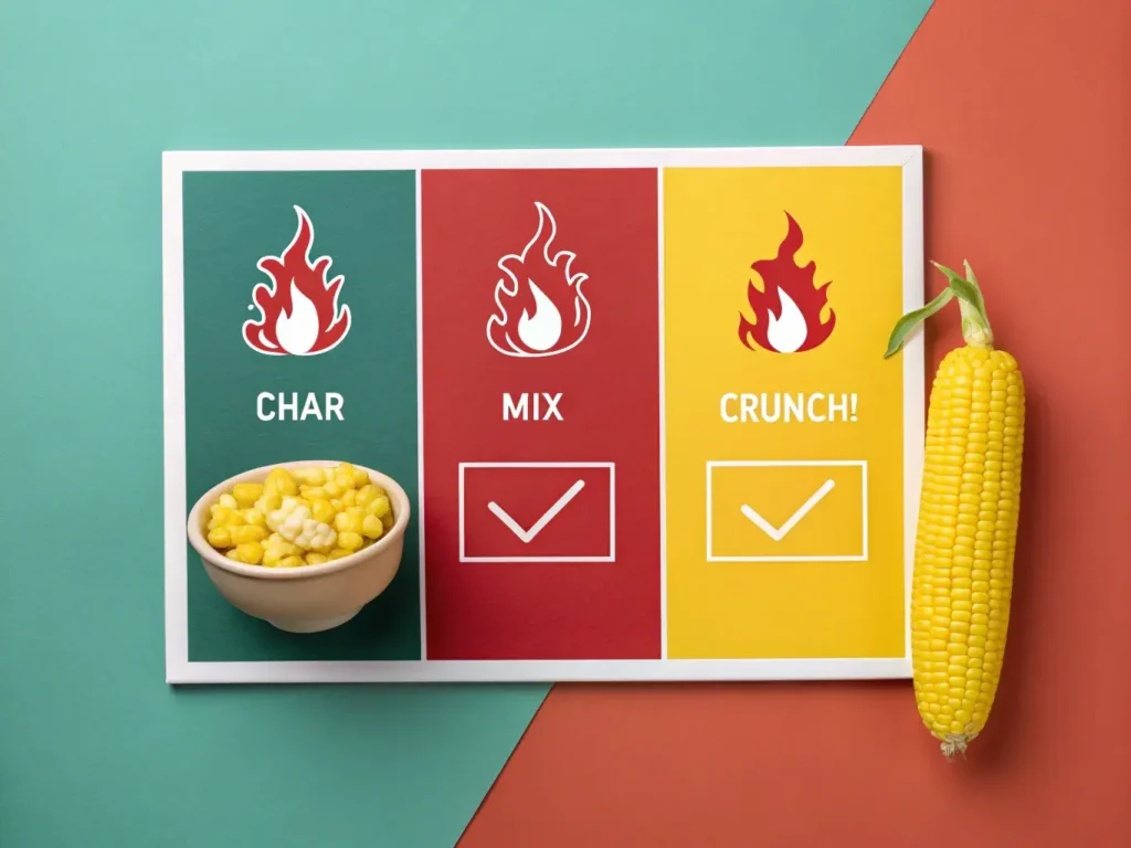 minimalist corn cob fire icon pasta bowl dia 1 1