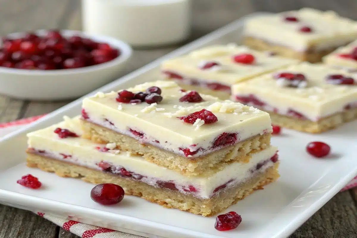 A no-bake cheesecake with cream cheese and white chocolate pudding on a white plate