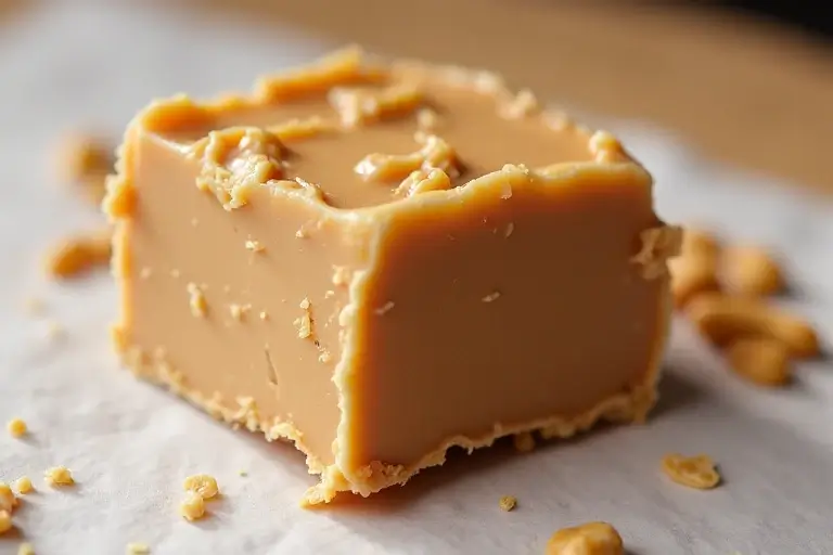 peanut butter and frosting fudge v
