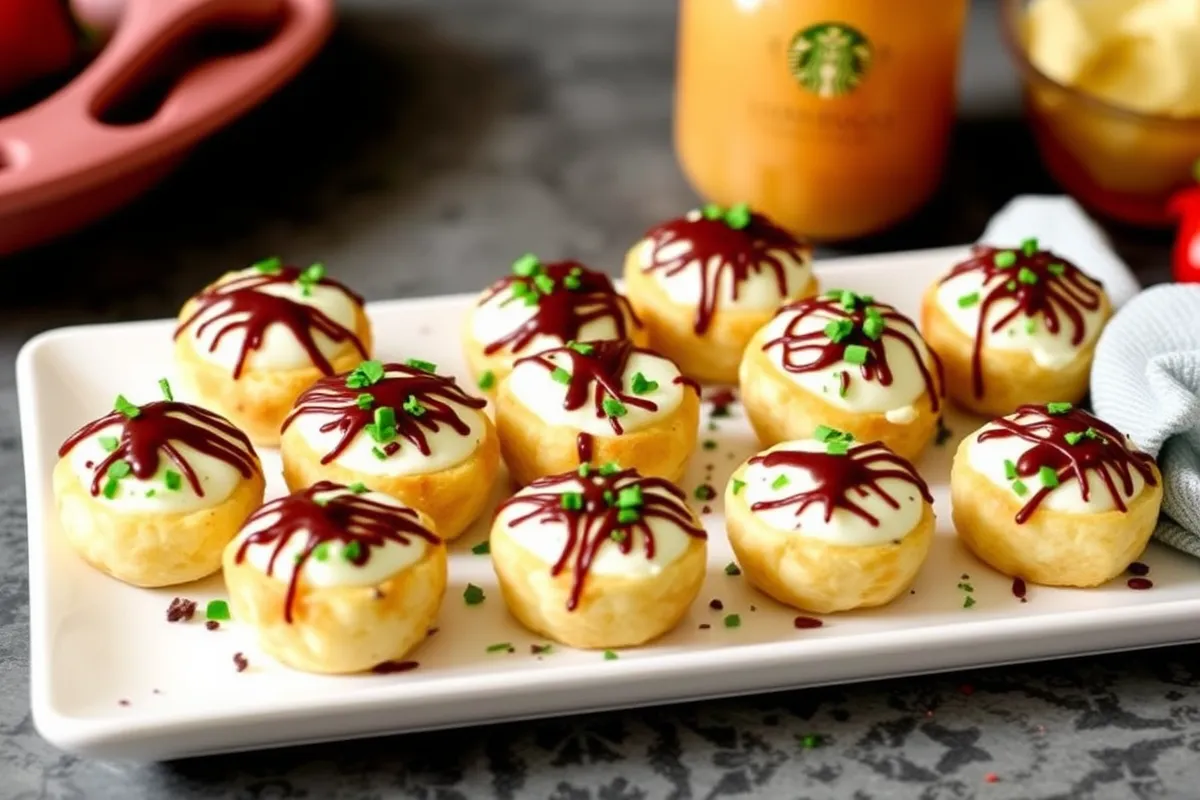 Overhead shot of starbucks egg white bites recipe