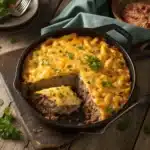 mac and cheese meatloaf casserole