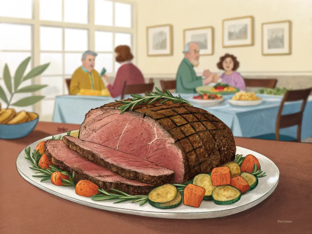 roast beef has long been a favorite at the dinner 1