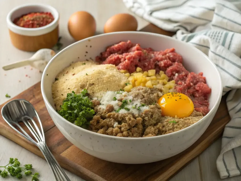 mac and cheese meatloaf casserole