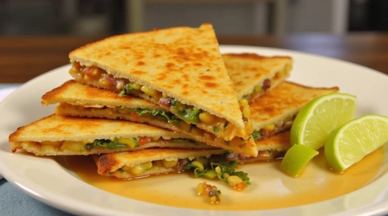 A close-up photo of a freshly baked quesadilla salvadoreña.