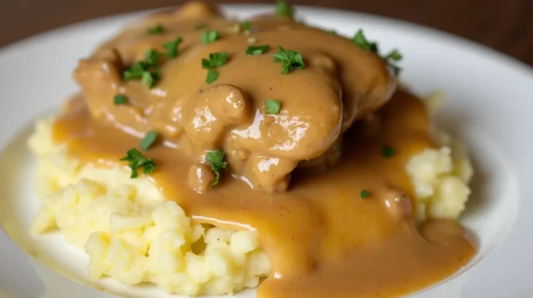 Ultimate Comfort: Chicken and Gravy Over Mashed Potatoes 5 chicken and gravy over mashed potatoes