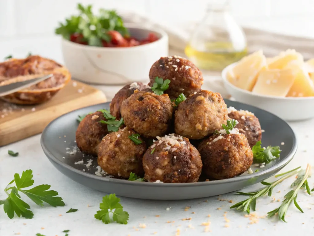 Making delicious meatballs without gluten is both simple and very versatile