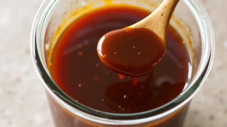Unlock Flavor: The Ultimate Guide to Amazing Gluten-Free Teriyaki Sauce 4 Homemade gluten-free teriyaki sauce in a glass jar, surrounded by fresh ingredients like ginger, garlic, and green onions, with a bowl of rice and chopsticks nearby.