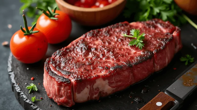 Amazing Strip Steak Nutrition Facts! 4 Perfectly grilled strip steak, showcasing its rich strip steak nutrition