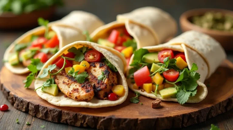 Top Tortilla Wraps: Secrets for AMAZING Wraps! 5 Delicious assortment of homemade tortilla wraps with various fillings.