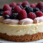white chocolate and blackberry cheesecake 1 1