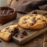 golden brown butter chocolate chip cookie