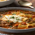 One Pot Lasagna Soup