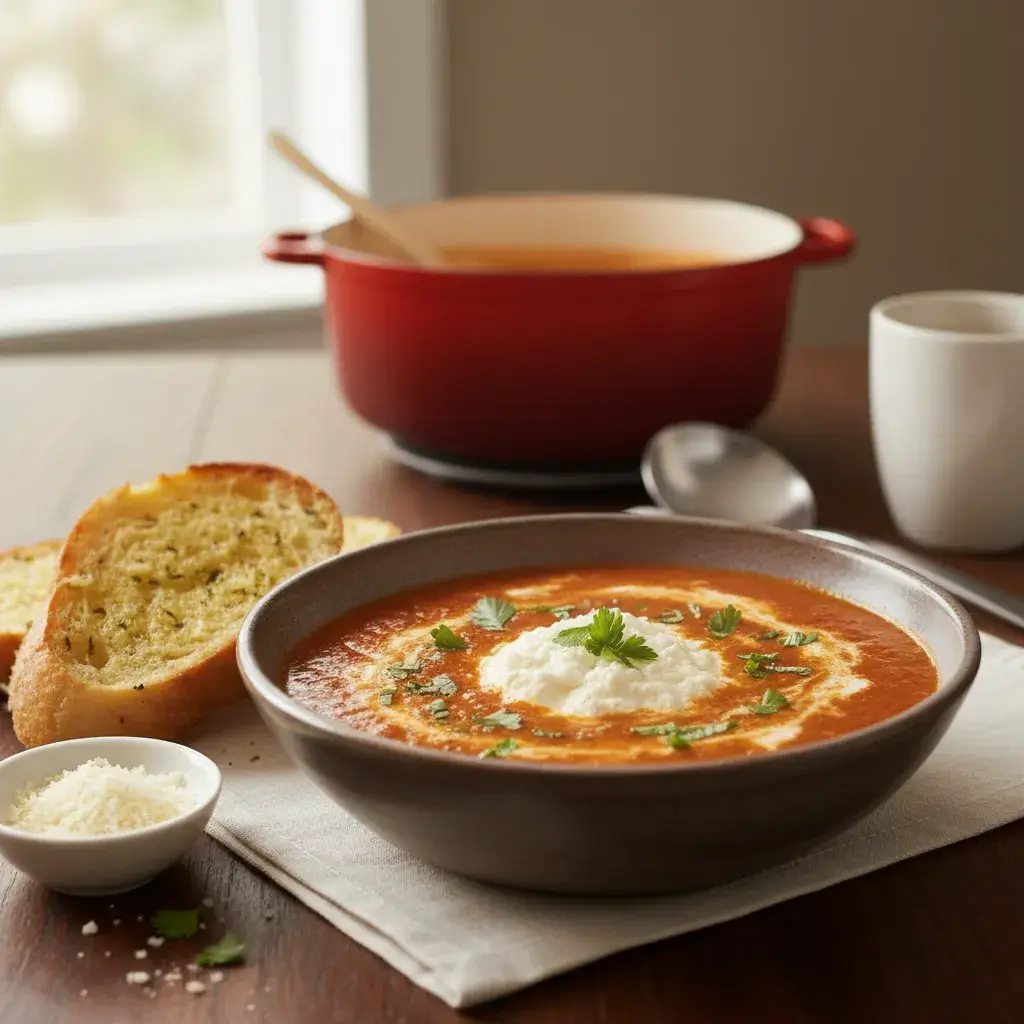 how to serve One-Pot Lasagna Soup