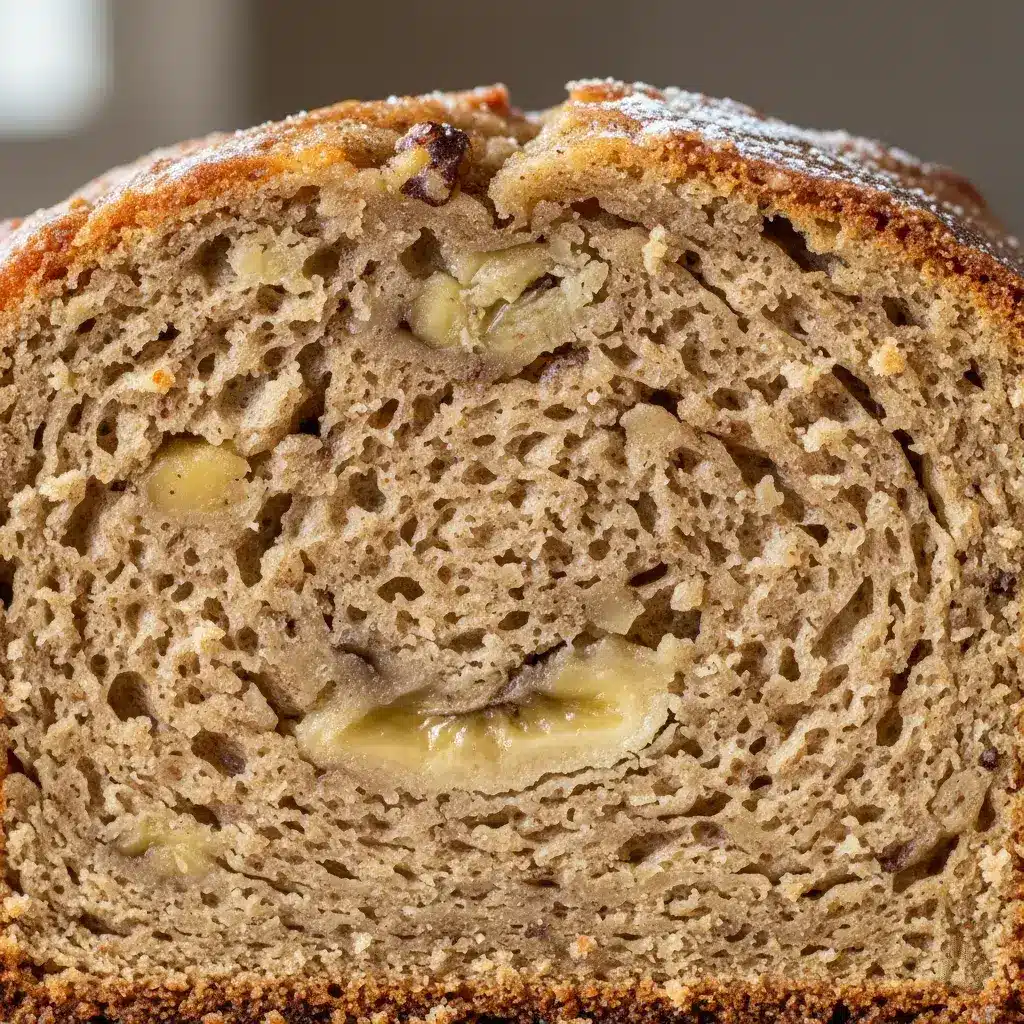 banana bread recipe gluten free slice close-up
