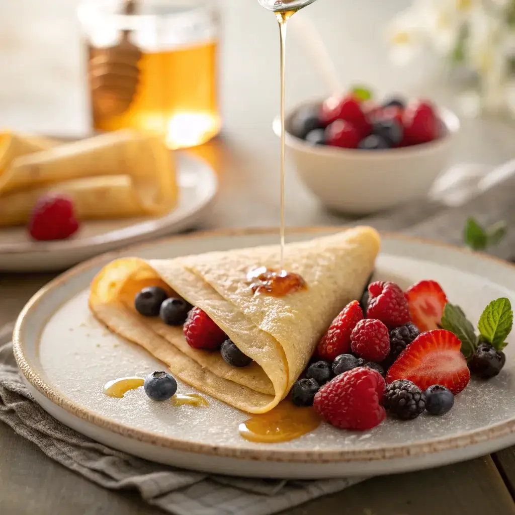 2 Ingredient Protein Crepes 11 Our incredibly simple and delicious 2 Ingredient Protein Crepes.