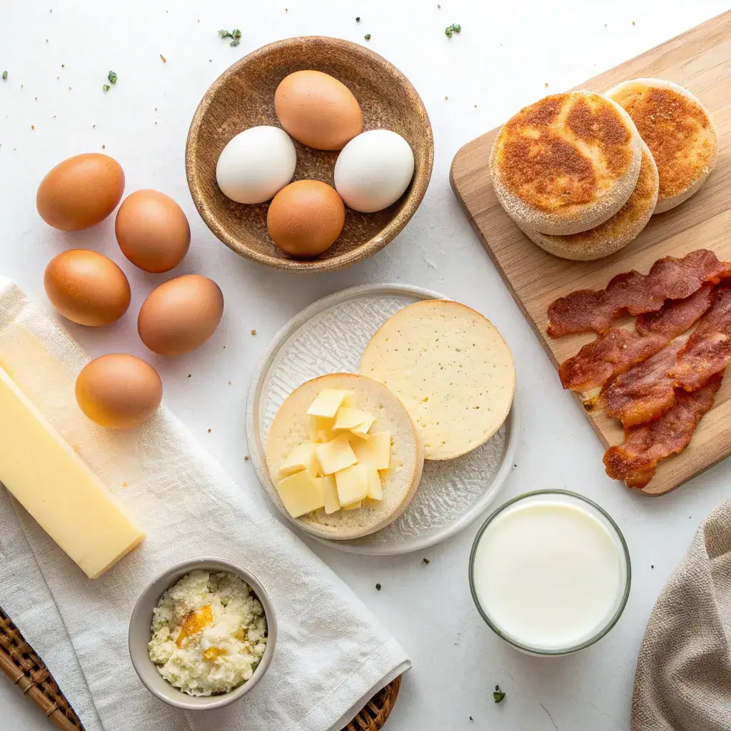 Sheet Pan Breakfast Egg Sandwich: The Ultimate Crowd-Pleasing Morning Feast 8 ingredients for easy sheet pan breakfast sandwiches