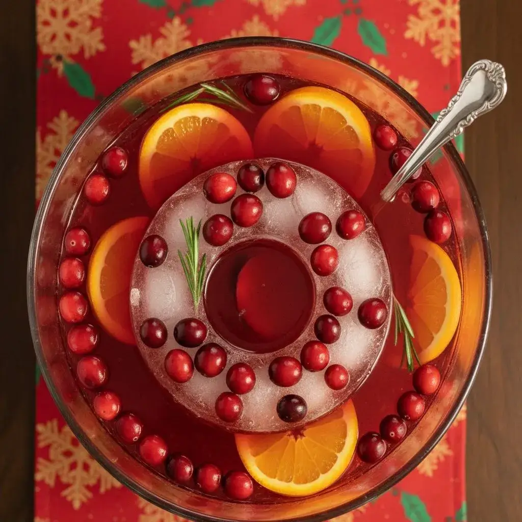 Pineapple Cranberry Christmas Drink 10 christmas punch bowl with pineapple and cranberry