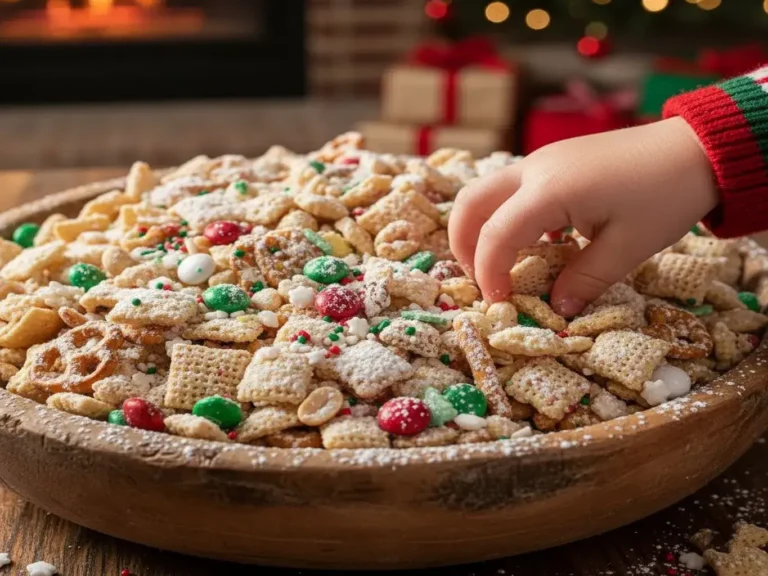 Reindeer Food Recipe: The Magical Christmas Puppy Chow Everyone Loves 6 a bowl of magical christmas reindeer food recipe
