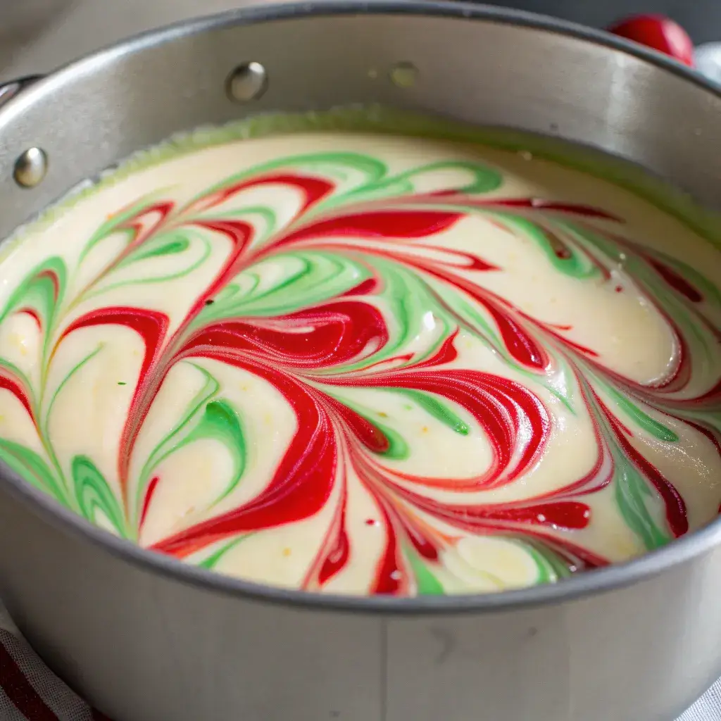 Christmas Rice Crispy Treats: The Easiest, Most Festive Holiday Treat 10 colored marshmallow mixture for christmas treats