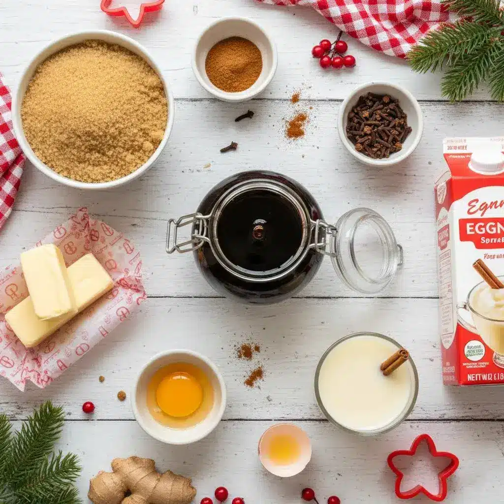 Ginger Molasses Sandwich Cookies with Eggnog Frosting: Your New Holiday Obsession 8 ingredients for ginger molasses cookies and eggnog frosting