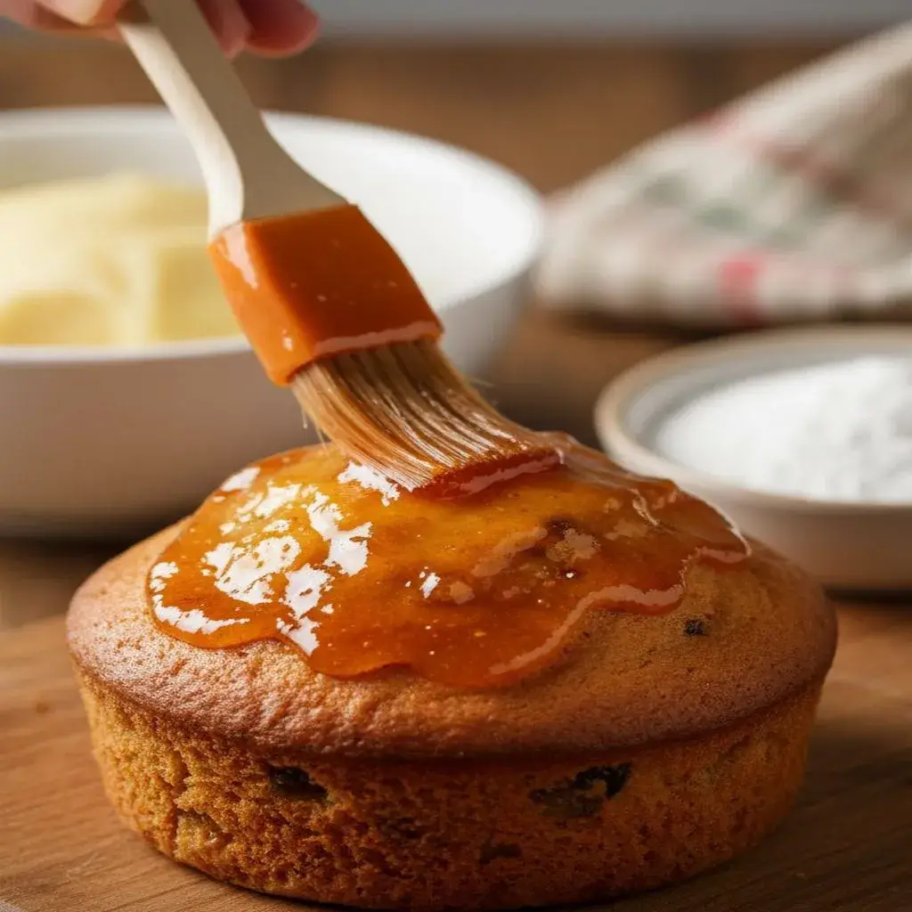 Mary Berry Mini Christmas Cakes: The Perfect Personal Holiday Treat 10 baked mini Christmas cakes cooling in a tin