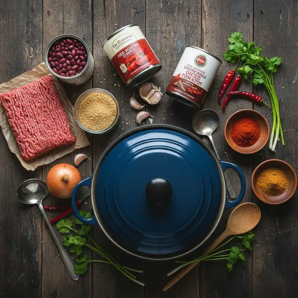 High Protein Chili: The Ultimate Cozy & Satisfying One-Pot Meal 8 ingredients for a healthy high protein chili recipe