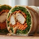 homemade Jimmy Johns Thai Chicken Wrap