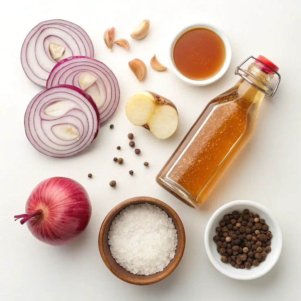 Pickled Red Onions: The Zesty, Colorful Condiment That Makes Everything Better 2 simple ingredients for quick pickled red onions