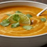 Simple Thai Coconut Red Lentil Soup 6 simple thai coconut red lentil soup in a bowl