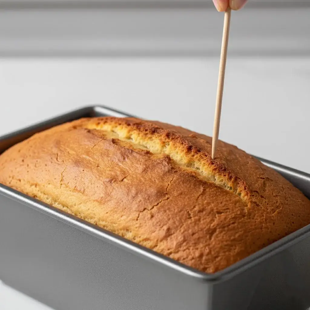testing doneness of zero carb yogurt bread