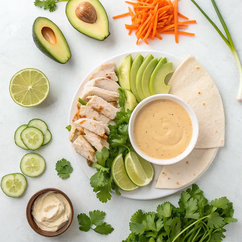 ingredients-for-jimmy-johns-thai-chicken-wrap-recipe