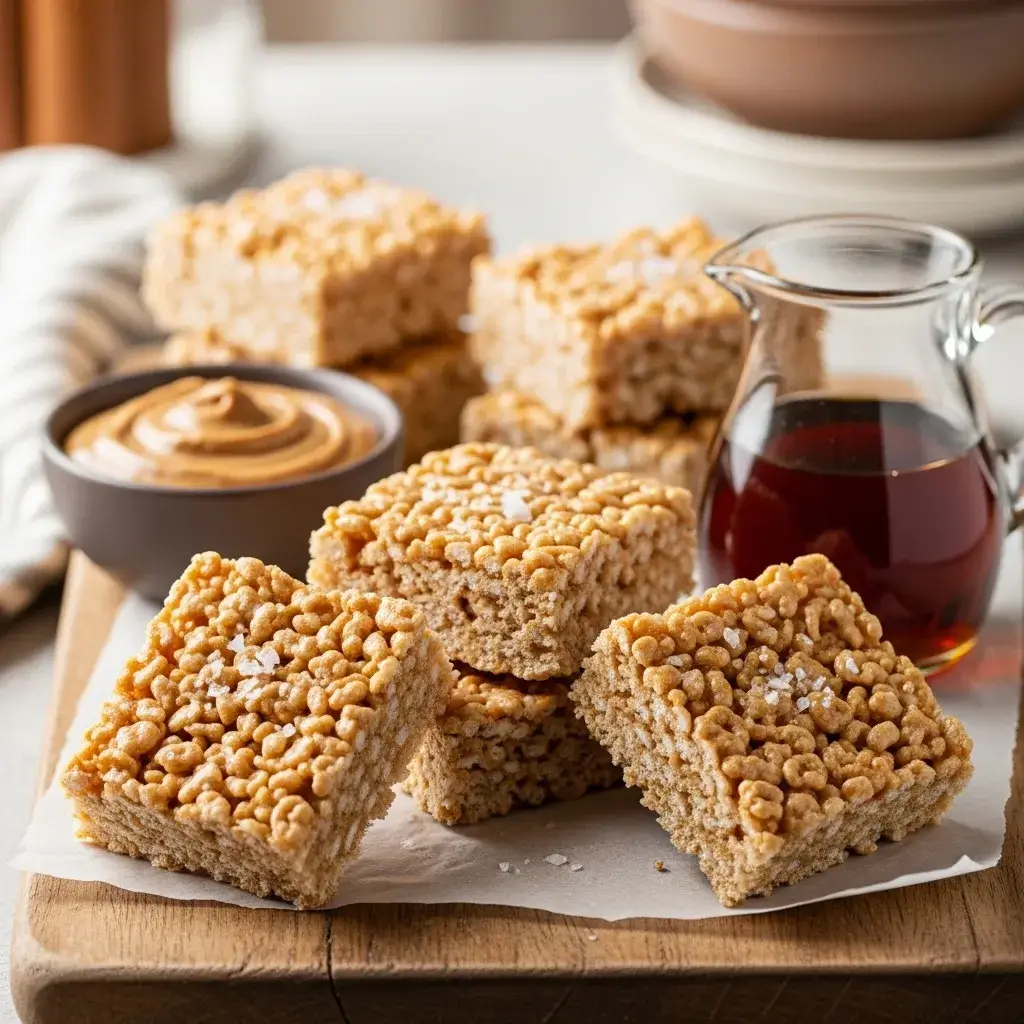 Best Healthy Rice Krispie Treats You Can't Stop Making 9 Healthy Rice Krispie Treats are made with almond butter