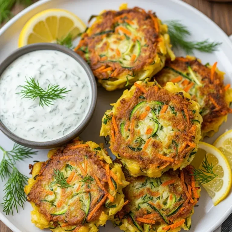 Chickpea Fritters with Veggies 6 Chickpea Fritters with Veggies