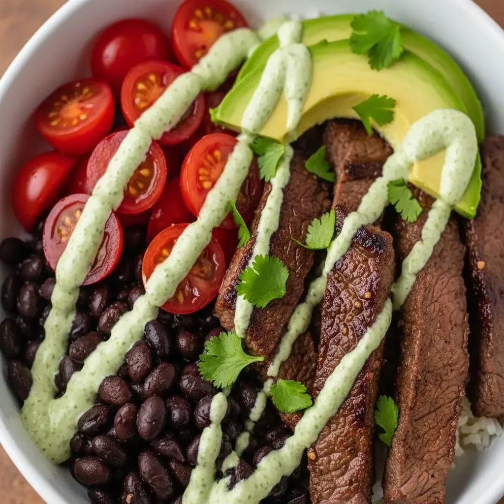 20-Minute Cilantro Lime Steak Bowls 10 vibrant-cilantro-lime-steak-bowl