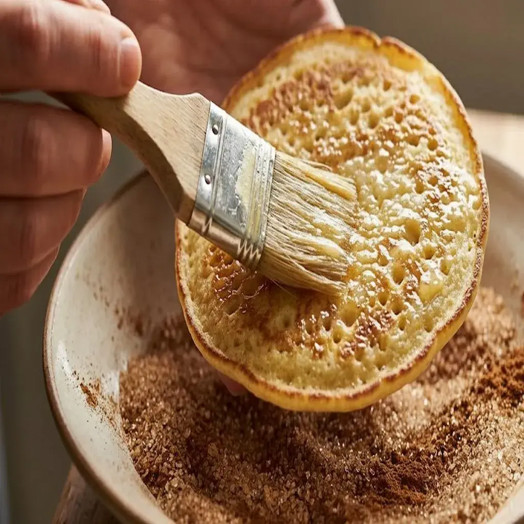 Spanish Churro Pancakes: Your Best Sweet Breakfast Mashup 7 coating-churro-pancake-in-cinnamon-sugar
