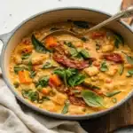 Creamy Vegan Vegetable Stew with Sun-Dried Tomatoes 6 Creamy Vegan Vegetable Stew