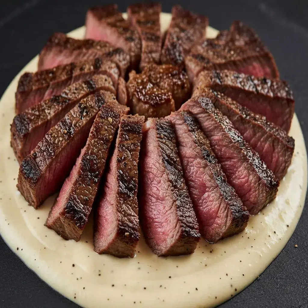 garlic-butter-steak-with-parmesan-cream-sauce-plated