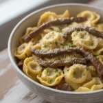 Garlic Parmesan Steak Tortellini 6 garlic-parmesan-steak-tortellini-creamy-pasta-dish