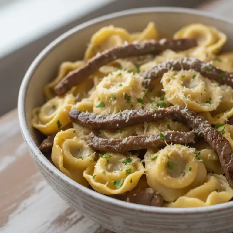 Garlic Parmesan Steak Tortellini 5 garlic-parmesan-steak-tortellini-creamy-pasta-dish