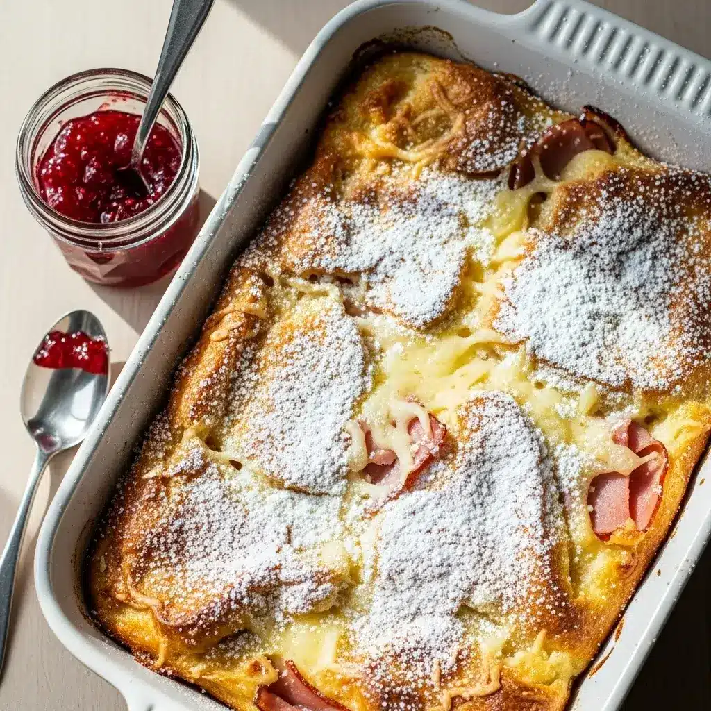 Monte Cristo breakfast casserole recipe