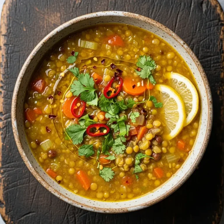High Fiber Lebanese Lemon Lentil Soup 6 High Fiber Lebanese Lemon Lentil Soup